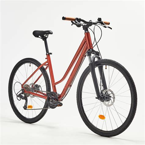 Cross Bike 28 Zoll Riverside 500 ziegelrot .
